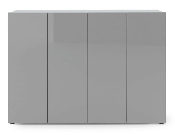 Bild 1 von CASAVANTI Schuhschrank VERONA 160 x 115 cm Grau Lack
