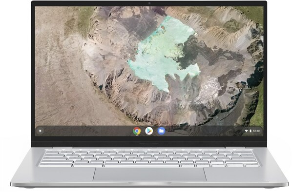 Bild 1 von ChromeBook C425TA-AJ0293 35,56 cm (14") Notebook 1,1GHz/8GB/64GB/14"/Chrome silber