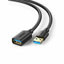 Bild 1 von UGREEN 3.0 USB Kabel zu USB Buchse 1m Verlängerung, schwarz