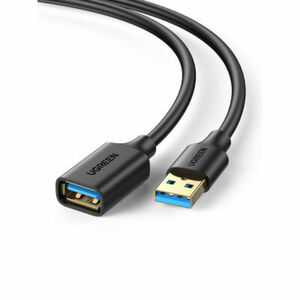 UGREEN 3.0 USB Kabel zu USB Buchse 3m Verlängerung, schwarz