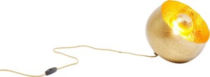 KARE DESIGN Retrofit Tischlampe APOLLON 28 cm goldfarbig - H. 17 cm - goldene Innenbeschichtung