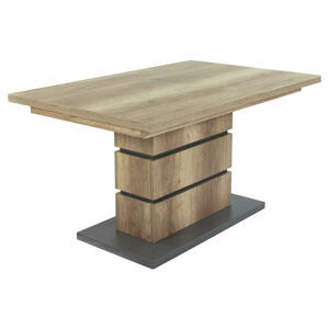 Tisch BEA Eiche Artisan Nachbildung anthrazit Holzwerkstoff B/H/T: ca. 140x75x86 cm