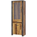 Bild 1 von Vitrine Oregon Old Wood Nacbildung/Fresko B/H/T: ca. 70 x 193 x 44 cm