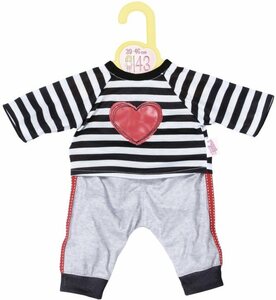 Zapf Creation® Puppenkleidung »Dolly Moda Sport-Outfit gestreift, 39-46 cm«