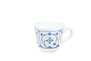 KAHLA Tasse /Kaffeetasse 180 ml BLAU SACS Weiß mit blauem Dekor