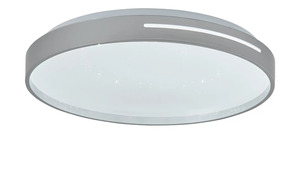 KHG LED-Deckenleuchte, 1-flammig, silberfarben silber Maße (cm): H: 6  Ø: [39.0] Lampen & Leuchten