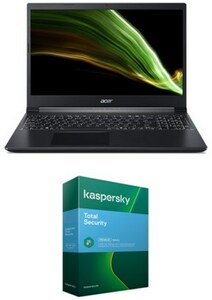Acer Aspire 7 (A715-42G-R69L) 39,62 cm (15,6") Gaming Notebook schwarz inkl. Total Security