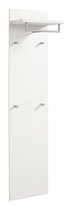 VOSS Garderobenpaneel SALEA 42 x 170 cm Lack weiß