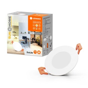 Ledvance Smart+ LED-Unterbauleuchte Sun@Home Downlight Slim Weiß Ø 8,5 cm