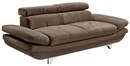 Bild 1 von Sofa 2-Sitzer COTTA 104 x 218 cm Stoffbezug braun