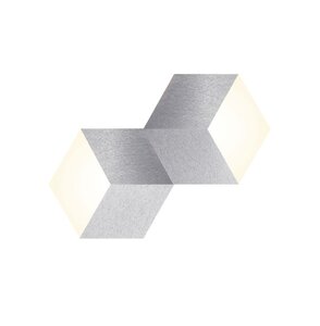 GROSSMANN LED Wand-/Deckenlampe GEO 53 x 30 cm alufarbig
