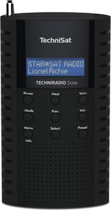 Technisat TechniRadio Solar Taschenradio schwarz