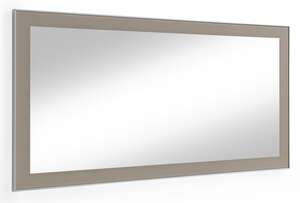 Spiegel SANTINA Glasrahmen Taupe ca. 120 x 60 cm