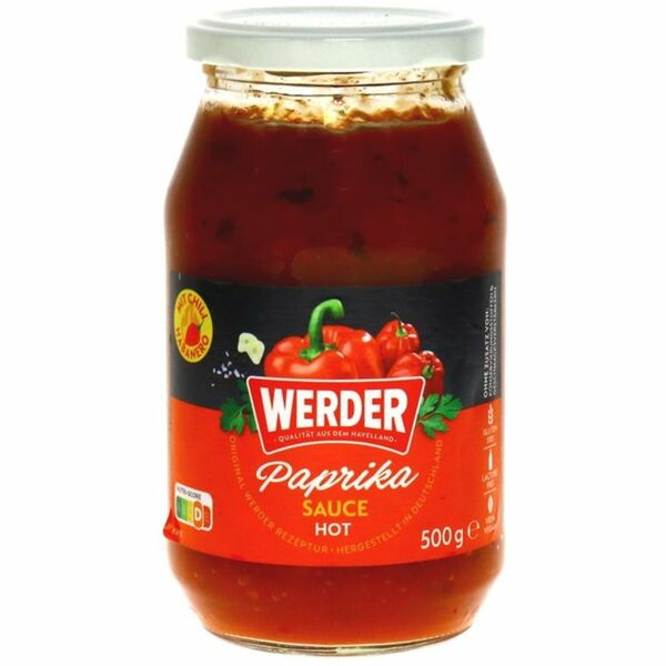 Bild 1 von Werder Paprika Sauce Hot