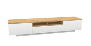 vito Lowboard SAM 220 x 43 x 50 cm Holznachbildung braun/weiß