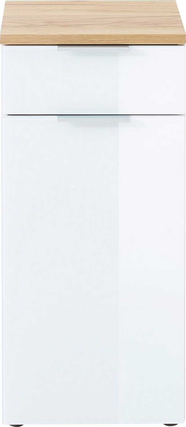 Bild 1 von CASAVANTI Unterschrank CARA 39 x 86 x 34 cm in Weiß/Braun