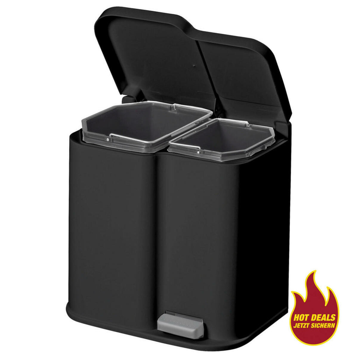 Bild 1 von Curver Abfalleimer Anthrazit B/h/l: Ca. 30x39,8x40 Cm