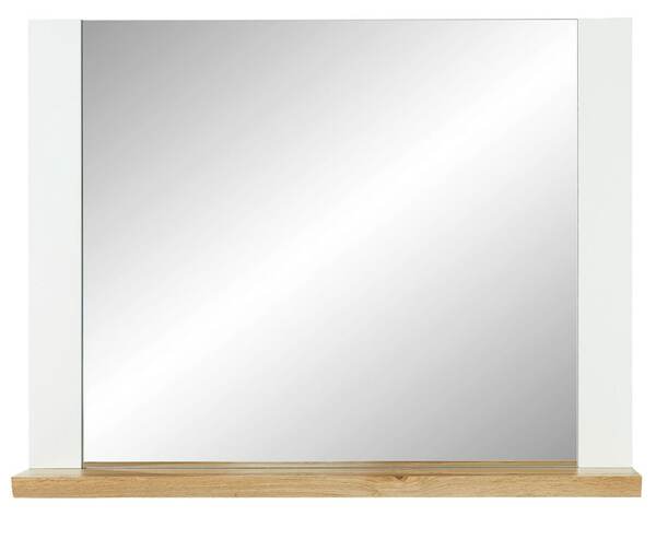 Bild 1 von vito Wandspiegel MATERIO 90 x 70 cm Holznachbildung braun, weiß