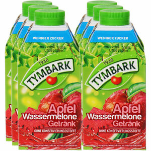 Tymbark Apfel Wassermelonen-Saft, 6er Pack