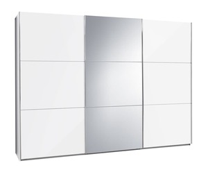 CASAVANTI Kleiderschrank LEVEL 300 x 216 x 65 cm in Weiß