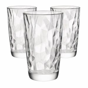Bormioli Rocco Diamond Longdrink Glas, 3 St.