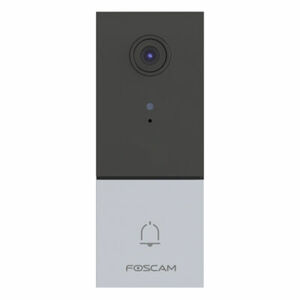 Foscam VD1 Videotürklingel mit Gesichtserkennung [2K QHD, Dualband-WLAN, Kompatibel mit Amazon Alexa & Google Assistant]