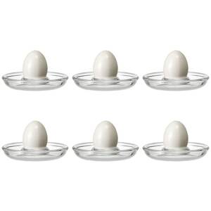 LEONARDO 6er Set Eierbecher mit Überlauf CIAO