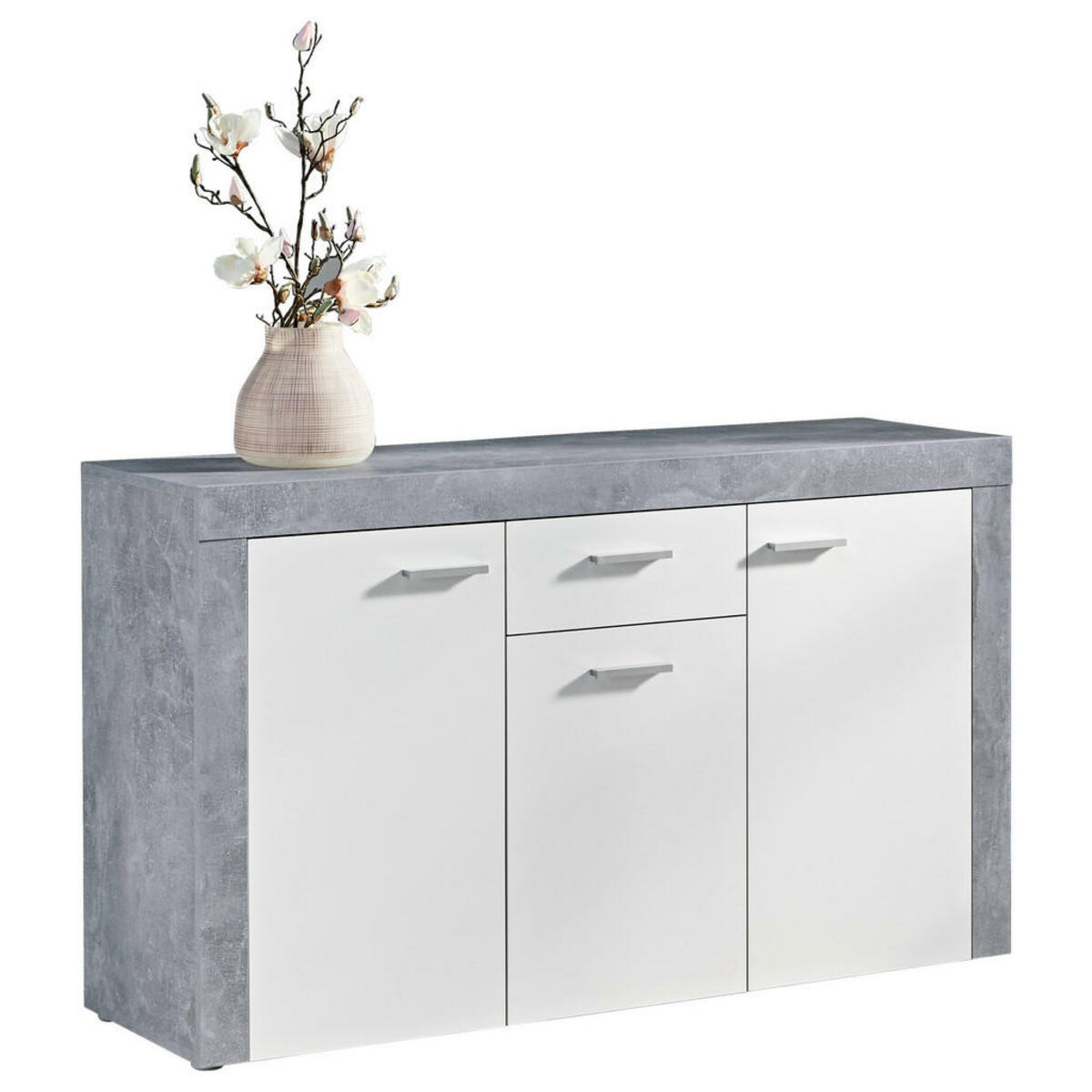 Bild 1 von Kommode Focus Beton-Optik/weiß
