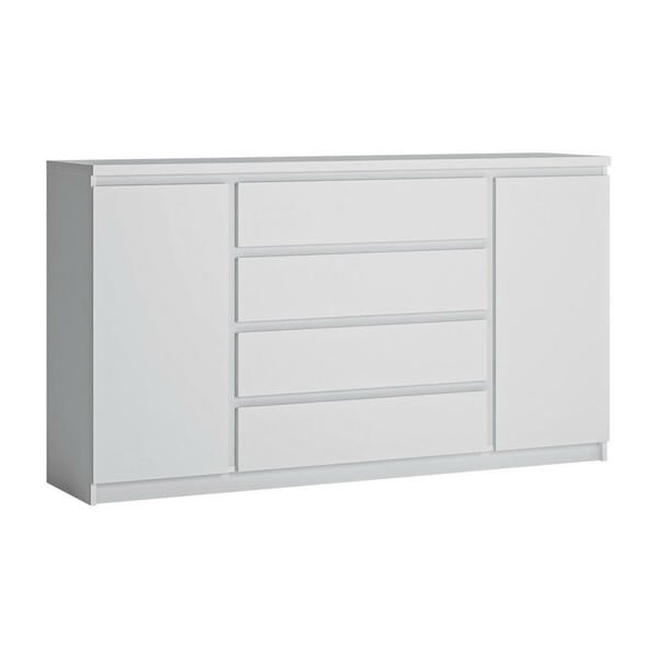 Bild 1 von Sideboard Fribo Alpinweiß Spanplatte B/h/t: Ca. 165x93x40 Cm