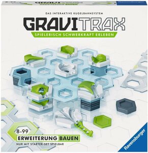 Ravensburger Kugelbahn-Bausatz »GraviTrax® Erweiterung Bauen«, (Set), Made in Europe, FSC® - schützt Wald - weltweit