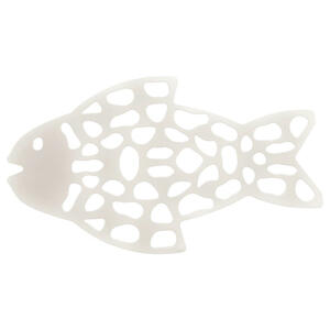 Acus Antirutschfigur Motiv Fisch silberfarbig 33 x 20 cm