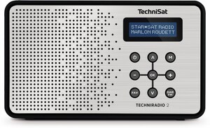 TechniSat TECHNIRADIO 2 Heimradio schwarz/silber