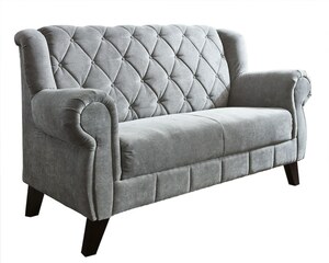 LIV ´ IN Sofa ARUBA Stoffbezug Grau ca. 170 x 99 x 82 cm