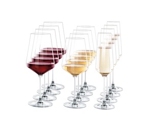 LEONARDO Wein- und Sektglas Set SELEZIONE 12-teilig Klarglas