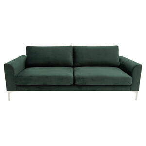 Sofa dunkelgrün B/H/T: ca. 210x95x87 cm