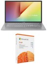 Bild 1 von Asus VivoBook S17 S712EA-AU526W 43,94 cm (17,3") Notebook transparent silver inkl. 365 Single FPP