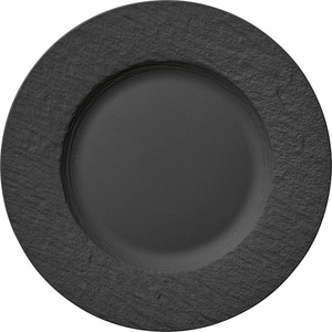 Villeroy & Boch Teller MANUFACTURE ROCK 27 cm Porzellan grau/schwarz