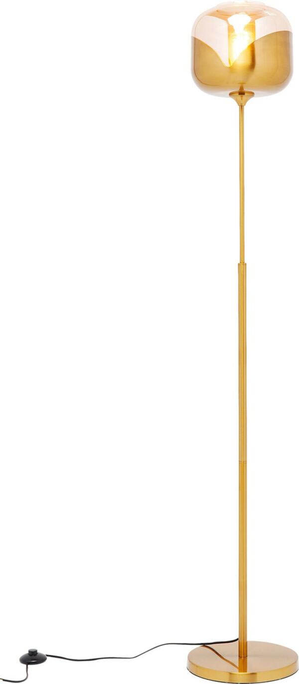 Bild 1 von KARE DESIGN Retrofit Stehlampe GLOBLET BALL goldfarbig - H. 160 cm