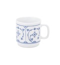 Bild 1 von KAHLA Tasse /Kaffeebecher /Henkelbecher 300 ml BLAU SACS Weiß mit blauem Dekor