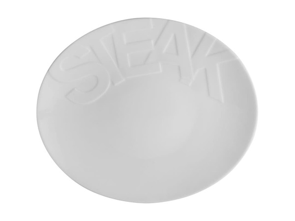Bild 1 von CreaTable Steakteller GOURMET 30,5 x 26 cm Porzellan weiß