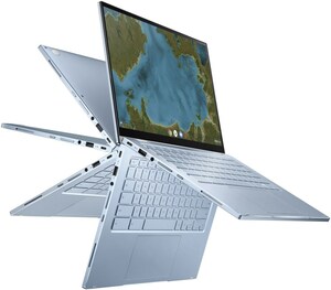 ChromeBook Flip C433TA-AJ0140 35,56 cm (14") 2 in 1 Convertible-Notebook silber