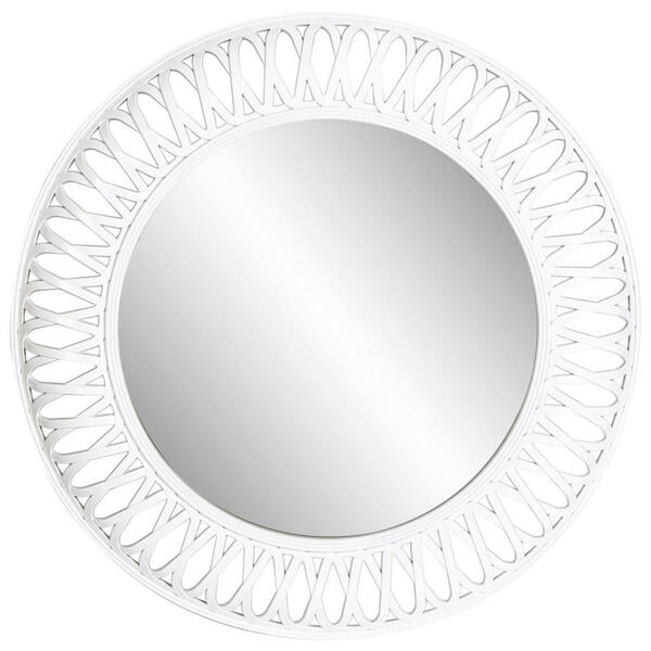 Bild 1 von Rahmenspiegel Fabienne weiß glänzend Kunststoff D: ca. 76 cm