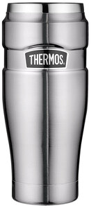 THERMOS by alfi Thermobecher 470 ml STAINLESS KING Edelstahl matt