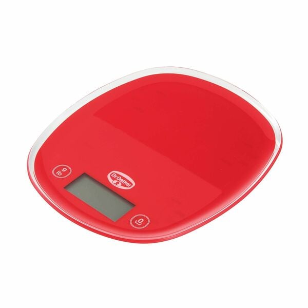 Bild 1 von Dr. Oetker Küchenwaage digital mit Sensortaste, rot