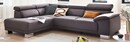 Bild 1 von Ecksofa AKRON 205 x 270 cm Stoffbezug espressobraun