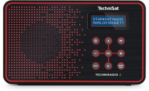 TechniSat TECHNIRADIO 2 Heimradio schwarz/rot