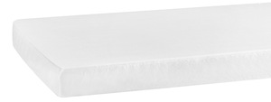 PRONIGHT Topper-Jersey-Spannbetttuch Weiß 90 x 100/190 x 220 cm