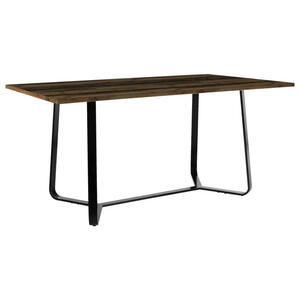 Tisch TALEA Eiche Old Wood Nachbildung schwarz pulverbeschichtet Holzwerkstoff B/H/T: ca. 160x76x90 cm