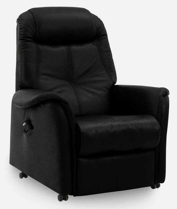 Bild 1 von com4lux TV-Sessel mit 2 E-Motoren Lederbezug schwarz