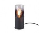 Bild 1 von TRIO LED Tischlampe ROBIN 25 cm Metall schwarz/ Glas rauchfarbig